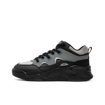361° Type burn 4 Warm Anti Slip And Wear Resistant High Top Skateboard Shoes Men's Black Gray