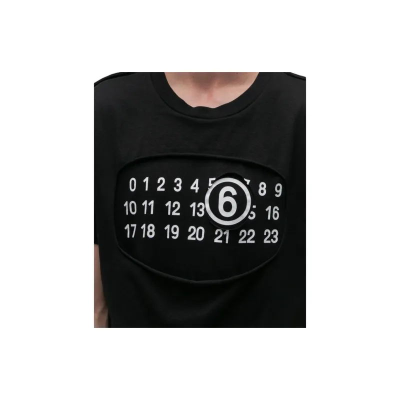 MM6 Maison Margiela T Shirt Men's Black-4