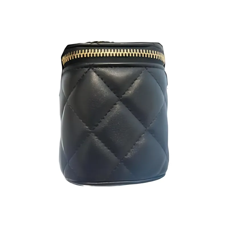 CHANEL Lambskin Box Bag, Clutch, Shoulder Bag, Crossbody Bag Women's Black-4