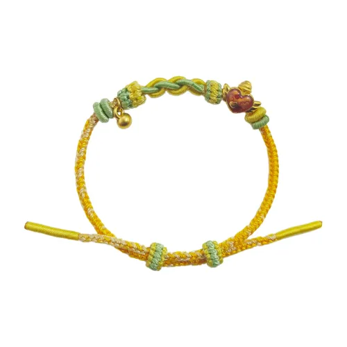 WANBAOYUANZHUBAO Heart Wishing Bottle Plus Size 999 Solid Gold Fixed Price Gold Bracelet Women's