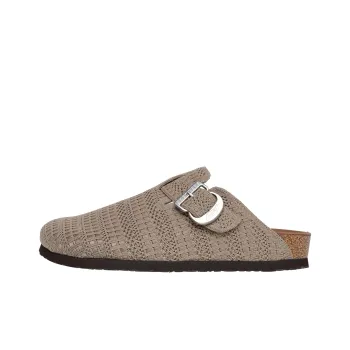 Skechers ARCH FIT GRANOLA Abrasion-Resistant Slip-Resistant Wrap-toe Slippers Women's Taupe