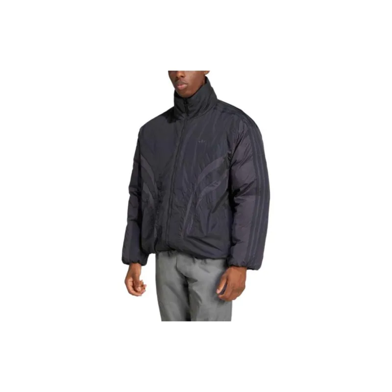 Adidas Originals Clover Series Outfit FW24 Down Jacket Men's Black-1