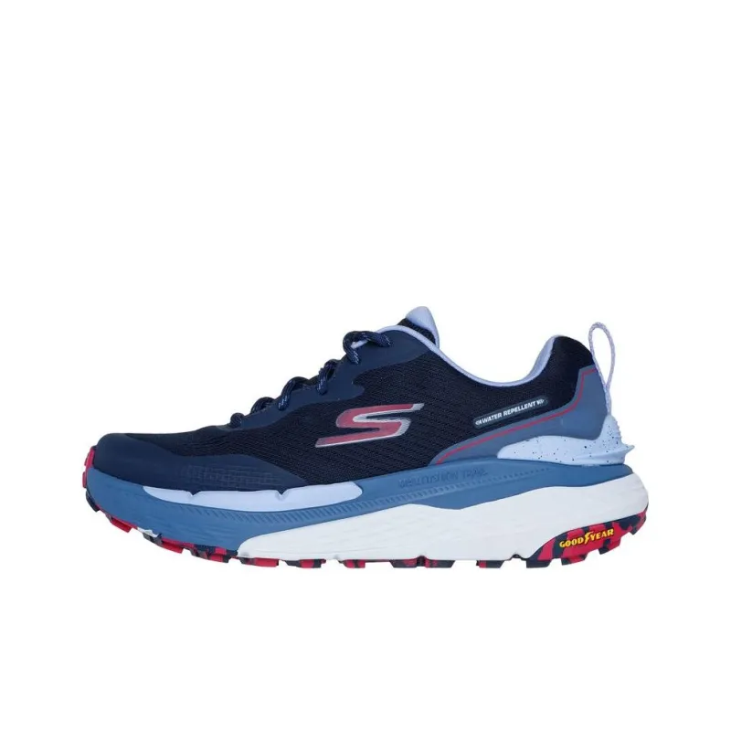 Skechers Anti Slip Wear Resistant Low Top Trail Running Shoes Women's Blue-0