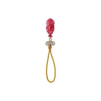 YANXIANGYUAN Cinnabar Keychains Unisex