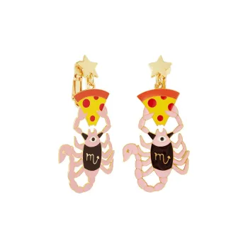 LES NEREIDES Brass Clip On Earrings Women's Multicolor