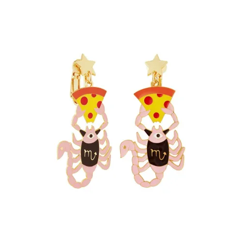 LES NEREIDES Brass Clip On Earrings Women's Multicolor