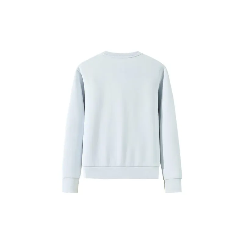 Anta Variety Training Collection Sweatshirt Women's Milk Gray Blue-1