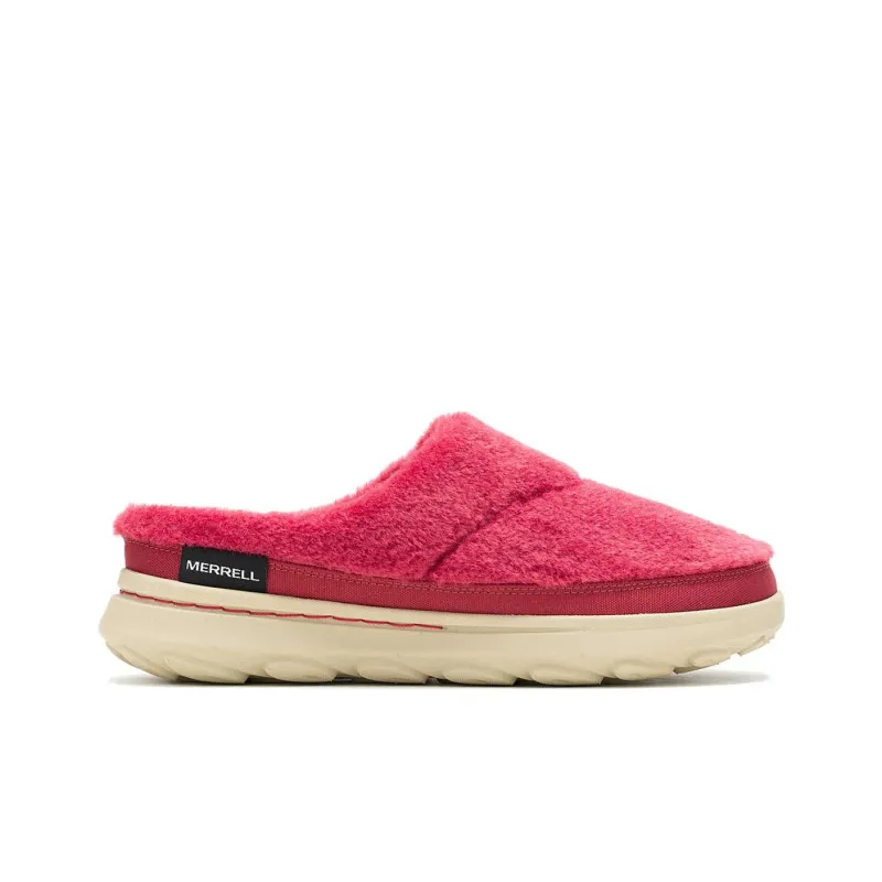 MERRELL Hut Moc 2 Abrasion Resistant Slip Resistant Wrap toe Slippers Men's Red-1