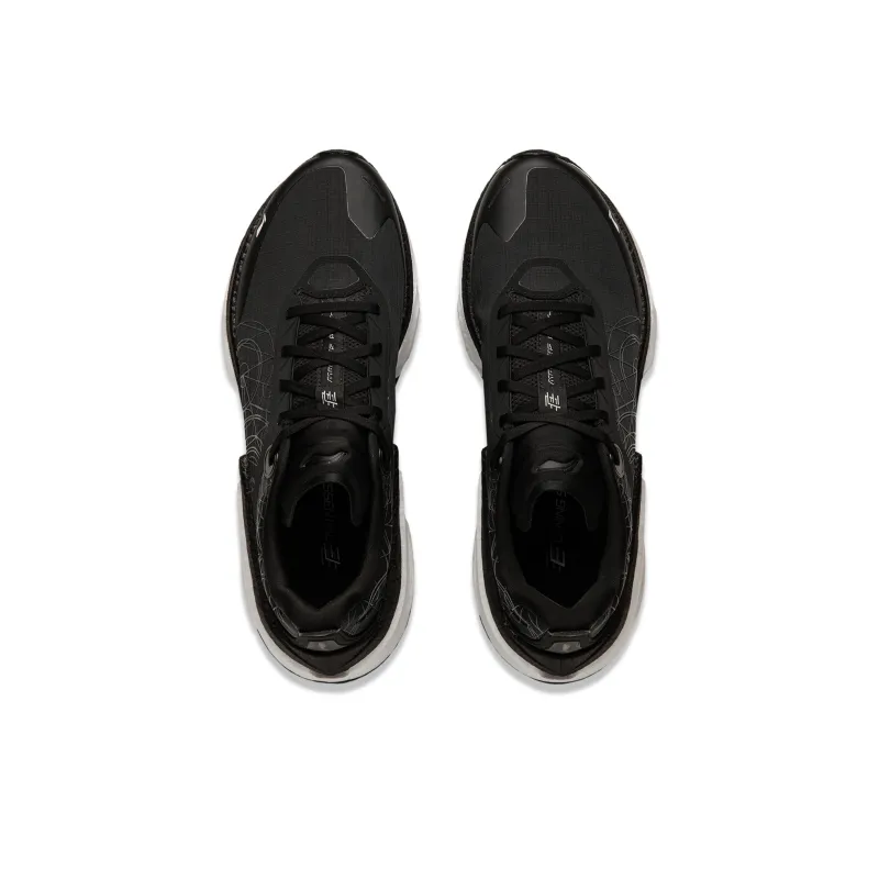 LiNing Shadow 3 ESSENTIAL Cushioning Support Rebound Low Top Running Shoes Men's Black-3