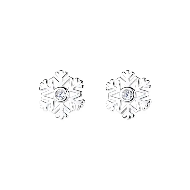 VASO S925 Silver Stud Earrings Women's-0