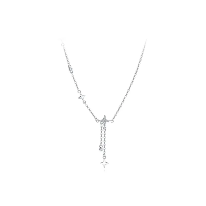 GLOIRE S925 Silver Necklaces Women's Delicate And Luxurious Versatile Elegant Sweet Style Girlish Feel Everyday Commute-0