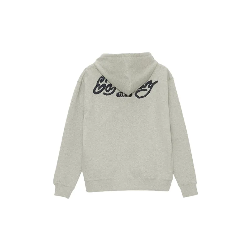 Ed Hardy Sweatshirt Men's Light Smoke Gray, Comes With A Free Yves Saint Laurent Black Opium Fragrance Pendant.-2