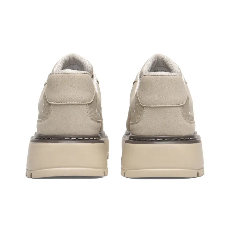 Cabbeen Casual Shoes Men Low Top Black/Sand-11
