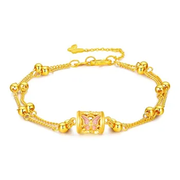 KING TAI SANG Gold Bracelet Women's