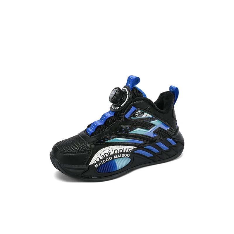 Wooden Rabbit Slip Resistant Thermal High Top Children's Basketball Shoes Kids'-5