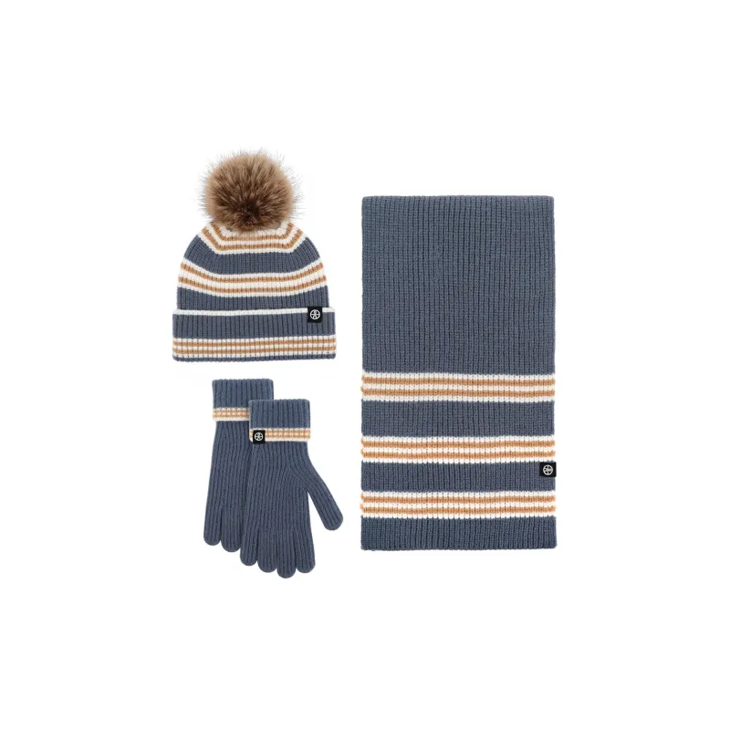 Yamaichi Maru 52% Acrylic 28% Nylon 20% Polyester Beanies Unisex Gray-1