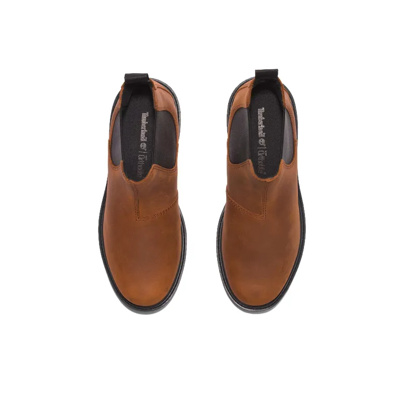 Timberland Short Chelsea Boots Women's Brown-3