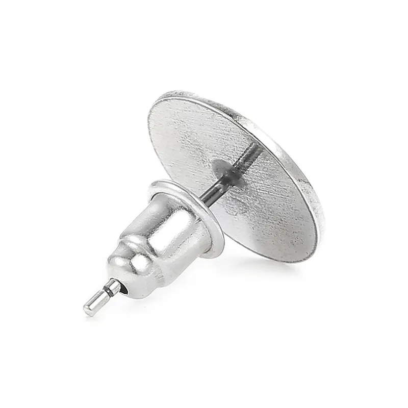 Yamagata S925 Silver Stud Earrings Men's-4