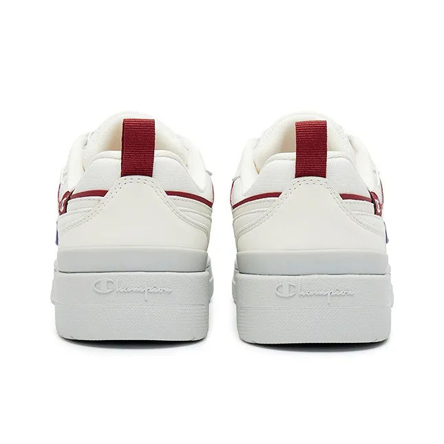 Champion Low Top Skateboard Shoes Unisex Milk White/Daya Gray-3
