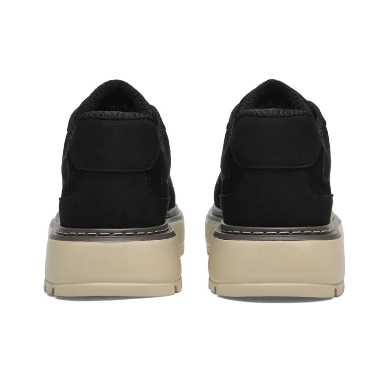 Cabbeen Casual Shoes Men Low Top Black/Sand-4