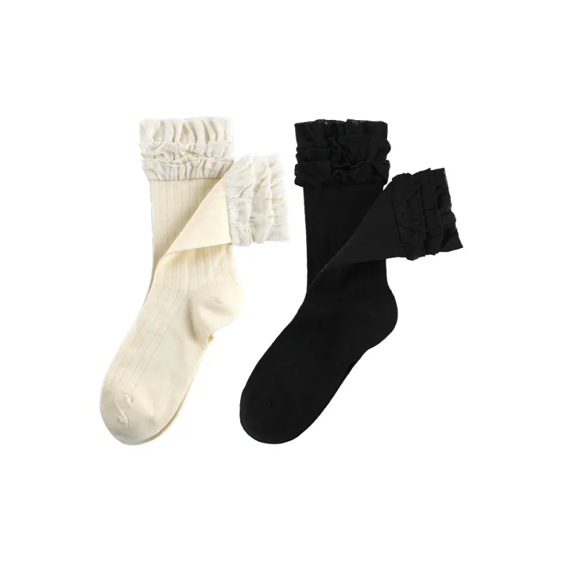 MEIKAN Mid Calf Socks Women's 2 Pack-11