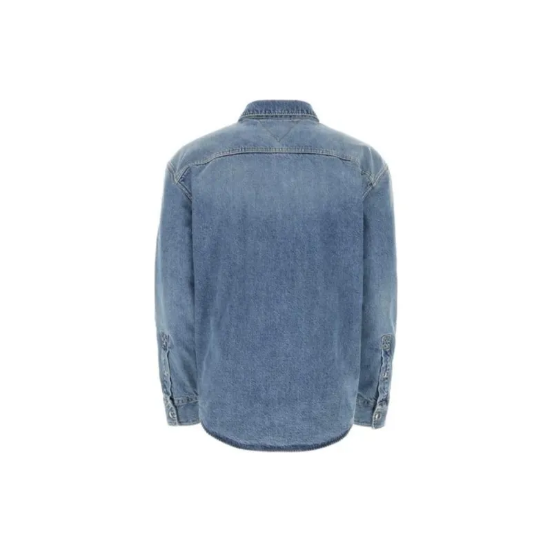 Bottega Veneta Vintage Medium Indigo Denim Shirt-1