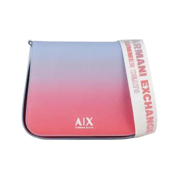 ARMANI EXCHANGEAE Polyester Shoulder Bag, Crossbody Bag Women's Gradient Pink & Blue