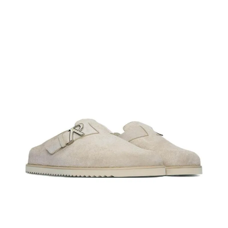 REPRESENT Initial Suede Mules-3