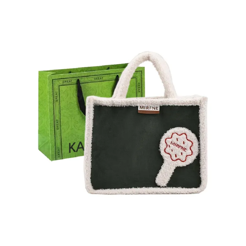 KARUISHA Faux Fur Shoulder Bag Crossbody Bag Handbag Women's Multicolor-12