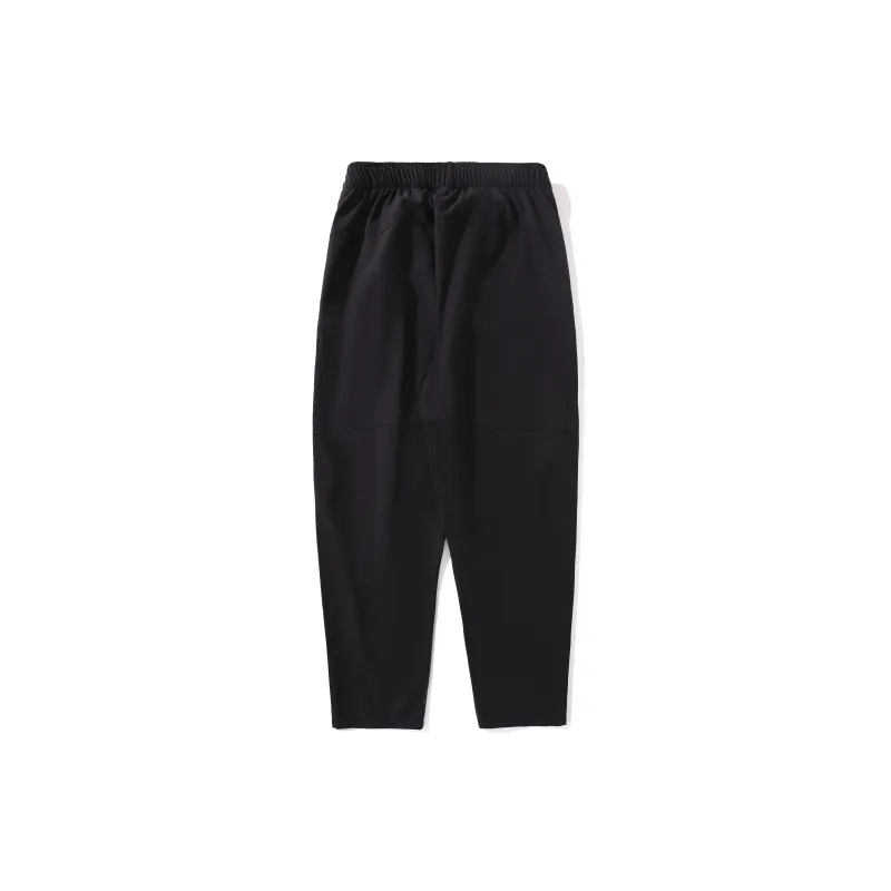 LUSHISI Casual Pants Unisex Black-1