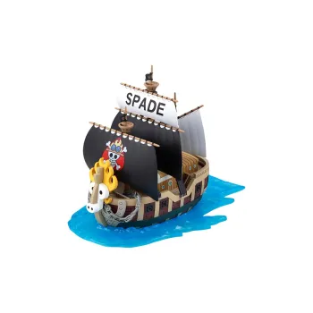 BANDAI One Piece Portgas D. Ace Spade Pirate Ship Model Kits