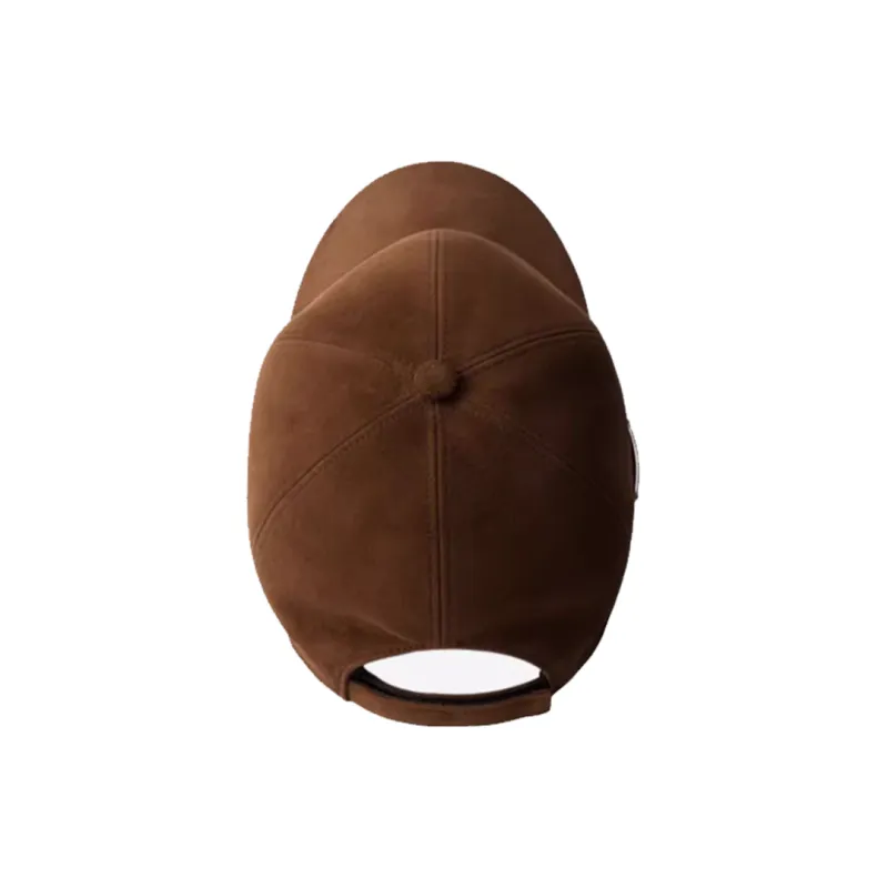PRADA Suede Baseball Cap-2