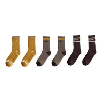 Cotton Gene Mid Calf Socks Men's Combo Set