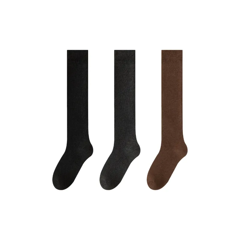MIIOW Knee High Socks Women's 3 Pack-5