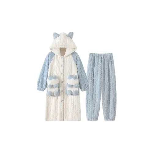 Maultiay Pajama Set Women's Blue