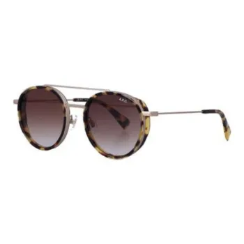 A.P.C Nico Round Frame Sunglasses
