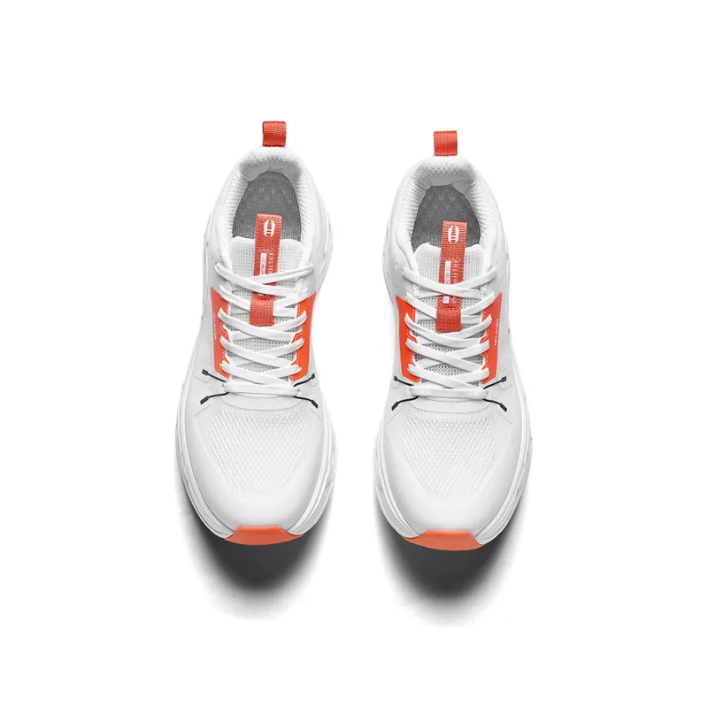 HELZKOR Running Shoes Men's Soft White/Orange-2