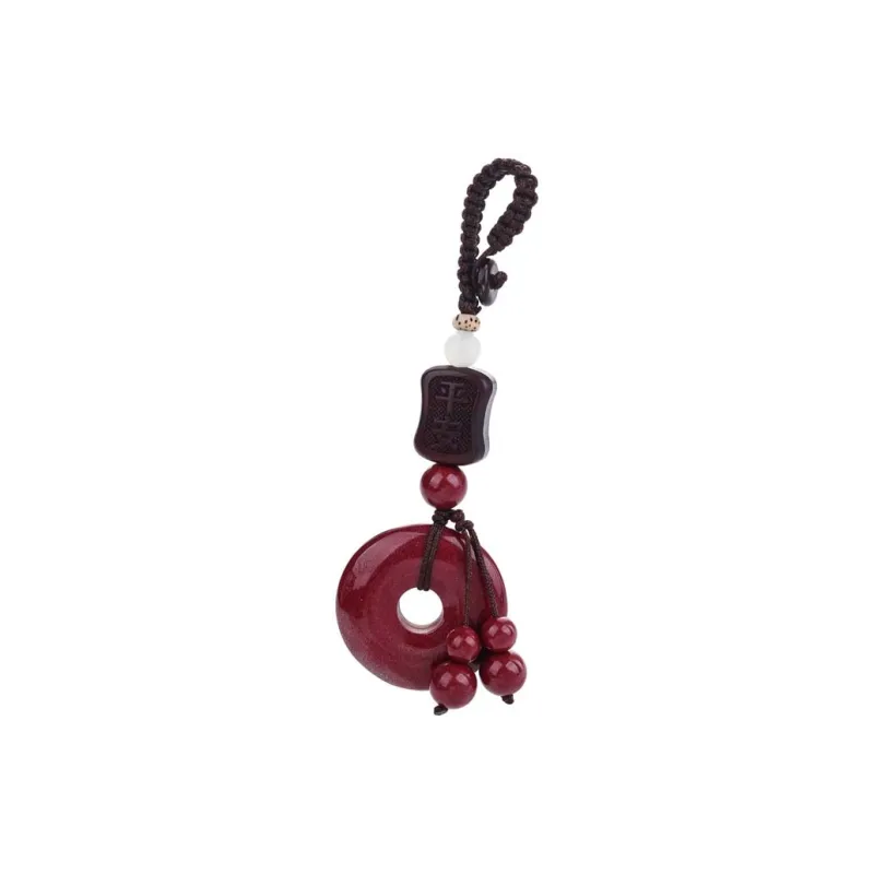 YANXIANGYUAN Cinnabar Keychains Unisex-0
