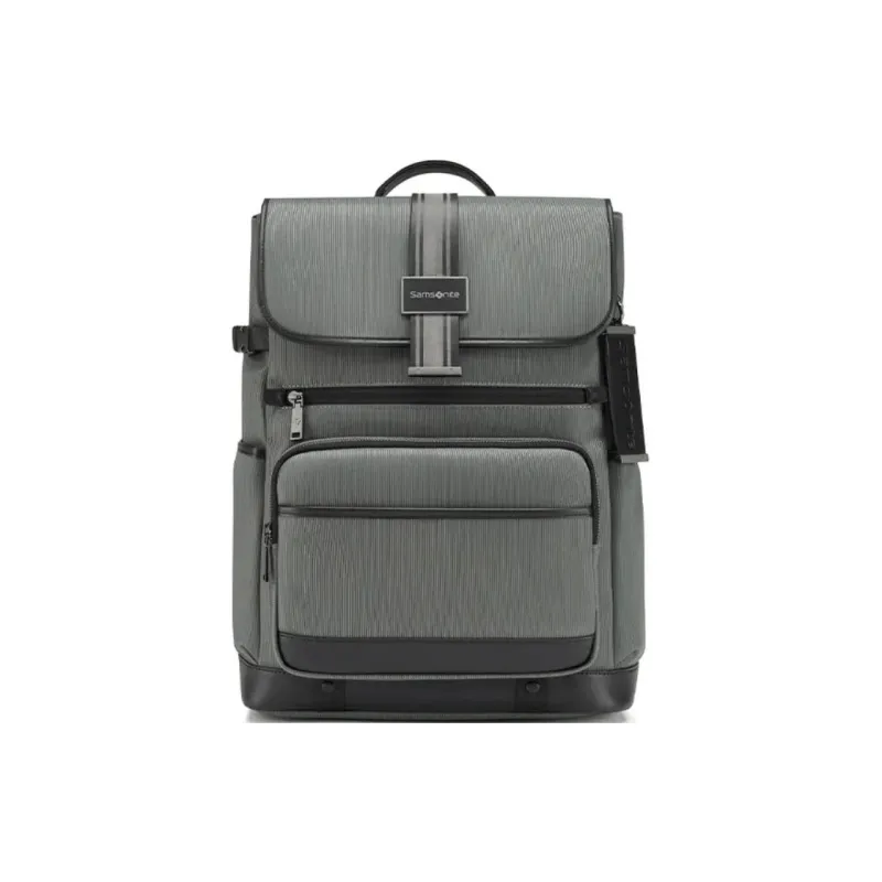 SAMSONITE Nylon Backpack Men's Gray-0