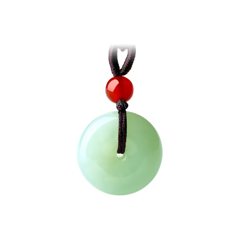 LAOMIAO Pendants Pale Greenish White Jade Unisex-0