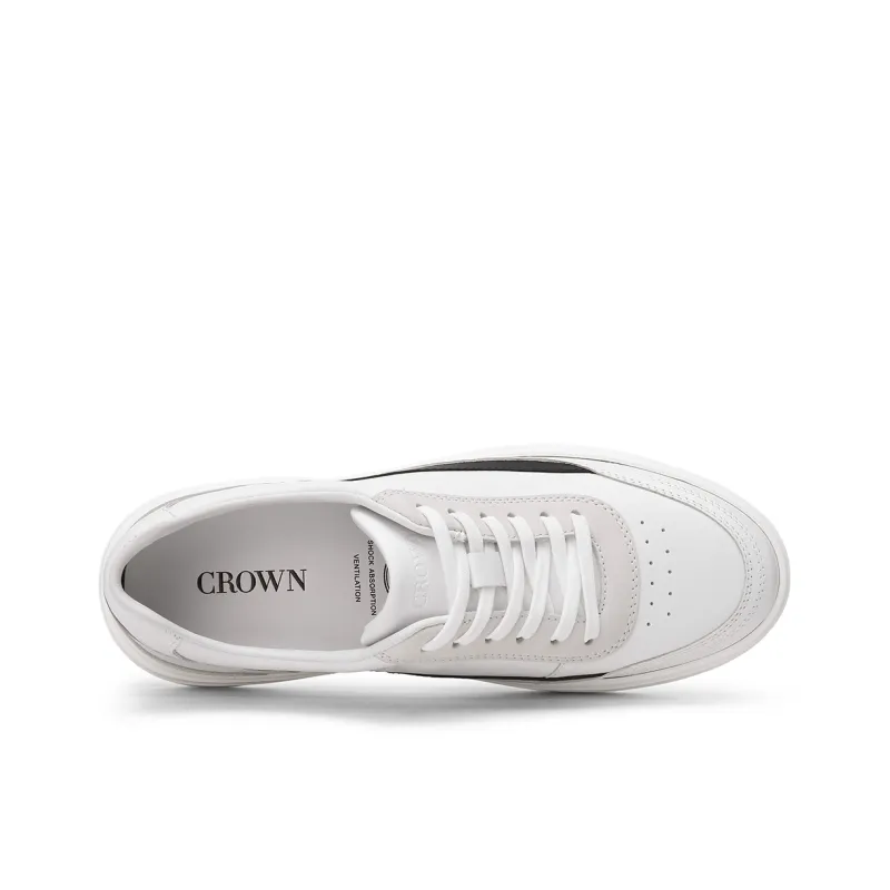 CROWN Slip-Resistant Low-Top Skateboard Shoes Unisex-3