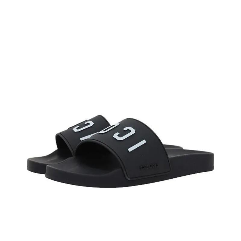 DSQUARED 2 3D Logo Lettering Slip On Slides-3