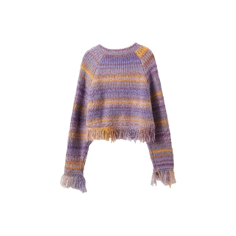 XIANGYING Knitwear Women's Purple-1