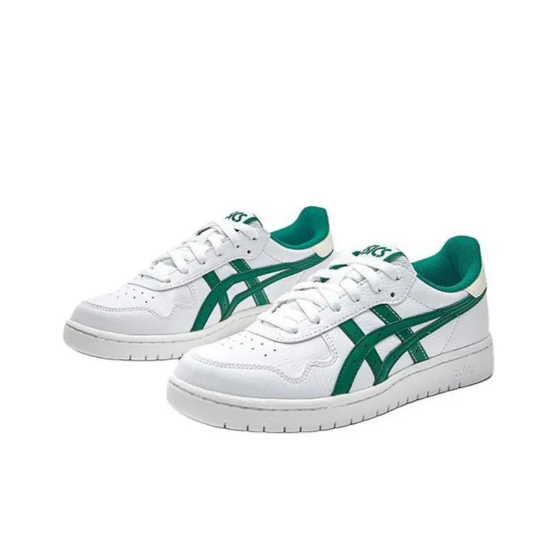 Asics JAPAN S Anti Slip Wear Resistant Low Top Kids' Skateboarding Shoes White Brown Teenagers-1