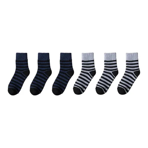 Cotton Gene Mid Calf Socks Men's Combo Set
