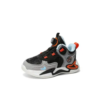 Wooden Rabbit Slip Resistant Thermal Abrasion Resistant High Top Children's Basketball Shoes Kids'