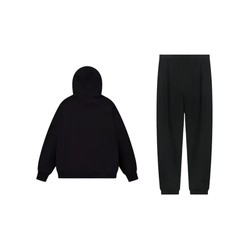 Anta Sweatshirt Set Men's Black-1