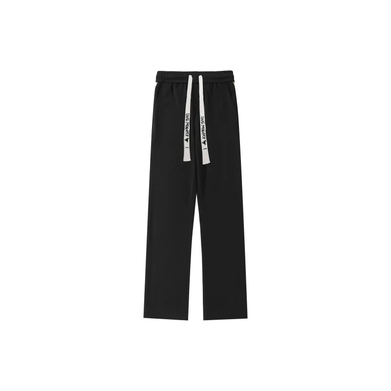 Love Monster Casual Pants Unisex Burgundy-1