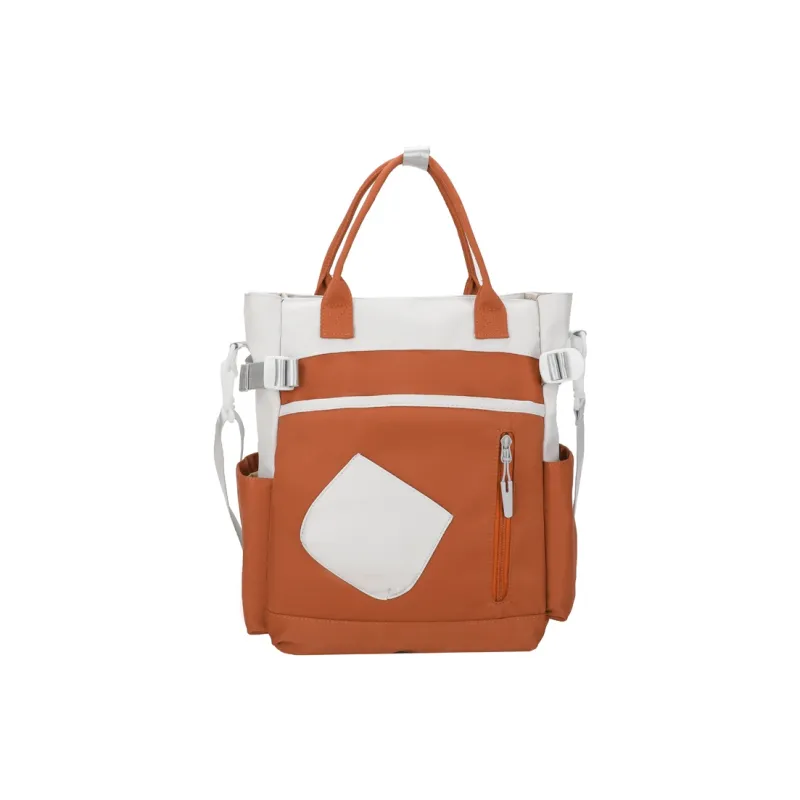 Deli Bear Canvas Backpack Unisex Green/Blue/Orange/Khaki/Black/Purple-0