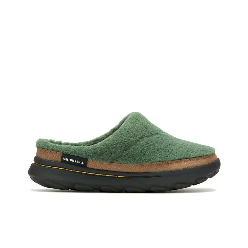 MERRELL Hut Moc 2 Abrasion Resistant Slip Resistant Wrap toe Slippers Men's Green-1